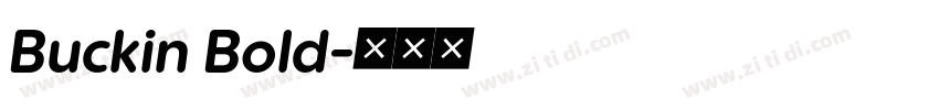 Buckin Bold字体转换 Buckin Bold字体转换